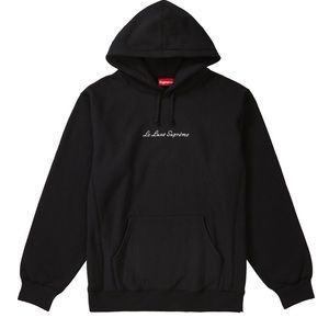 🚫Sold🚫 Supreme Le Luxe Hooded Sweatshirt BLACK